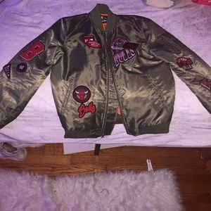 NBA bulls bomber jacket